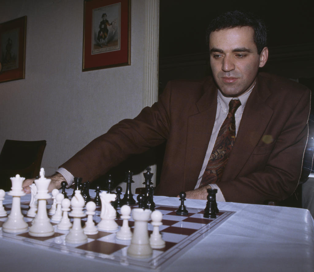 SCHACH: Gary Kasparov (UdSSR / Russland)