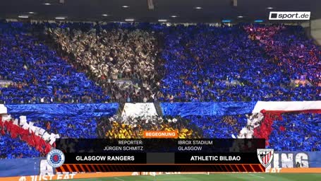 Highlights: Rangers trotzen Bilbao in Unterzahl