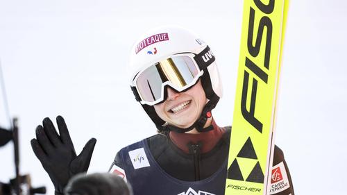 Joséphine Pagnier schrieb in Lillehammer mehrfach Skisprung-Geschichte