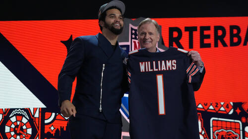 Caleb Williams war der erste Pick im NFL Draft 2024
