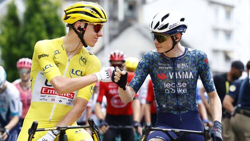 Die beiden Top-Favoriten auf den Tour-Sieg: Tadej Pogacar und Jonas Vingegaard