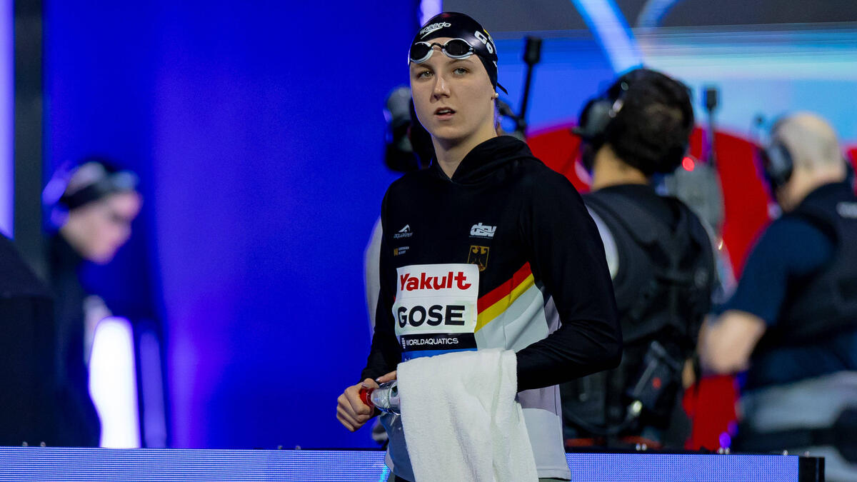 Schwimmerin Gose knackt mit der Staffel den deutschen Rekord