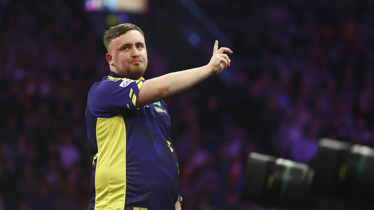 Darts-Weltmeister Luke Littler präsentierte sich als fairer Sportsmann