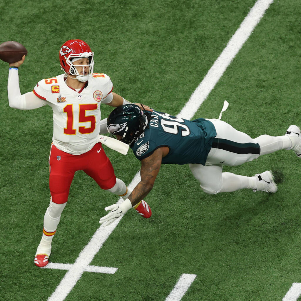 Chiefs-Quarterback Patrick Mahomes hatte von Beginn an arge Probleme
