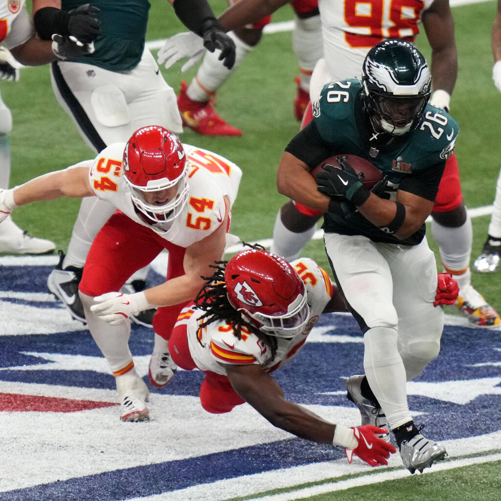 Auch nach der Halbzeitshow dominierten die Eagles