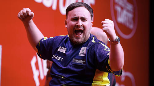 Darts-Phänomen Luke Littler sicherte sich einen weiteren Titel