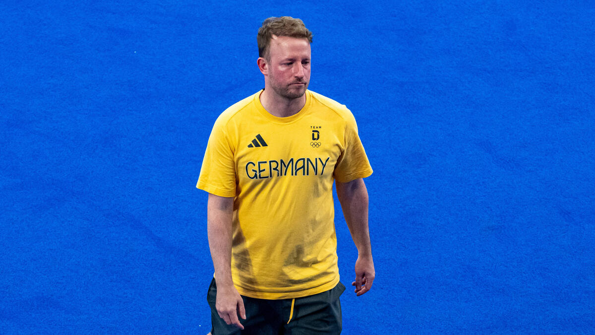 André Henning musste mit den deutschen Hockey-Männern eine Niederlage einstecken