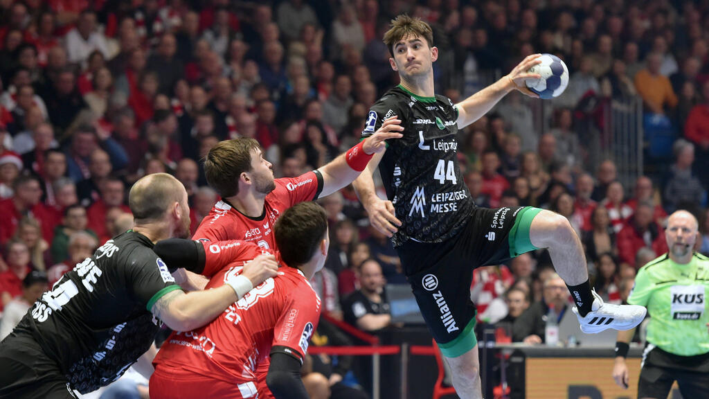 Handball-Talent Stephan Seitz (r.) wechselt von Leipzig nach Eisenach