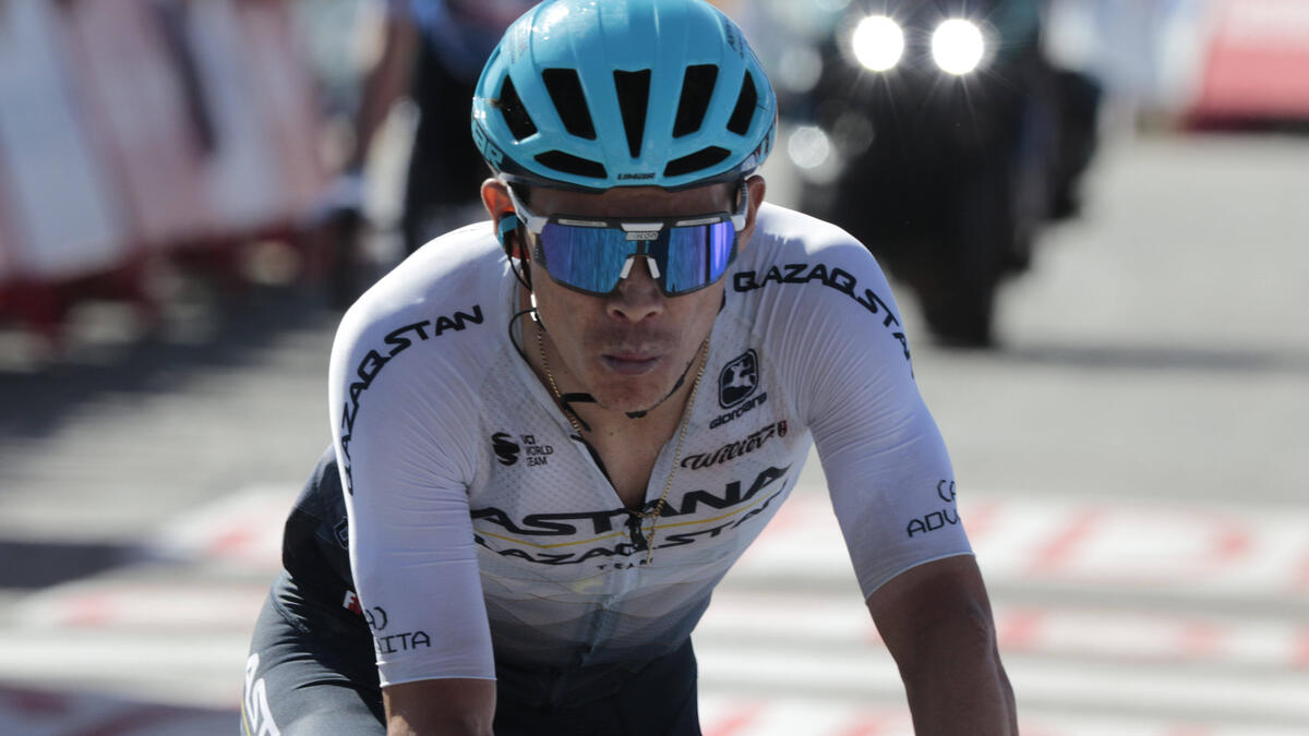 Miguel Angel Lopez wurde 2022 von seinem damaligen Astana-Team suspendiert