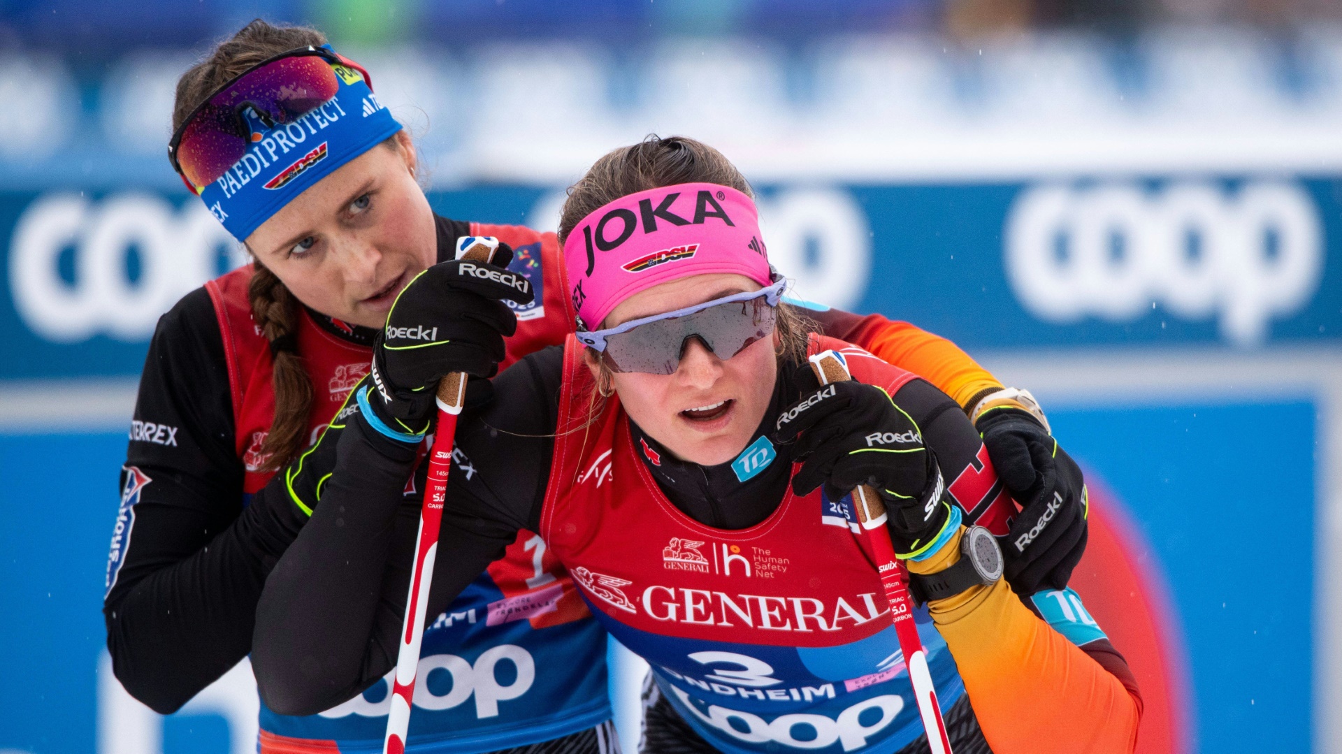 Keine DM für Katharina Hennig (l.) und Laura Gimmler